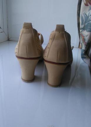 Элегантные испанские кожаные туфли с перфорацией miguel hernandez р.373 фото