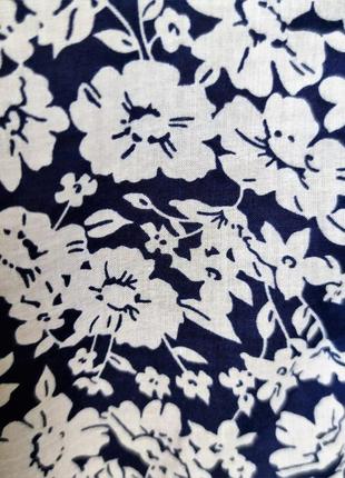 Батистовая рубашка жабо цветочный принт polo ralph lauren /1255/2 фото