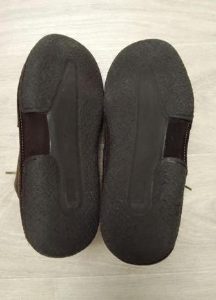 Натур. кожаные туфли на шнуровке4 фото