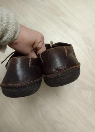 Натур. кожаные туфли на шнуровке2 фото