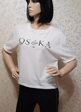 Футболка oska бавовна р. s m оверсайз