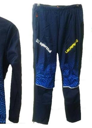 Костюм для бігових лиж sportful ukrainian national team jkt + pant +  apex vest розмір l