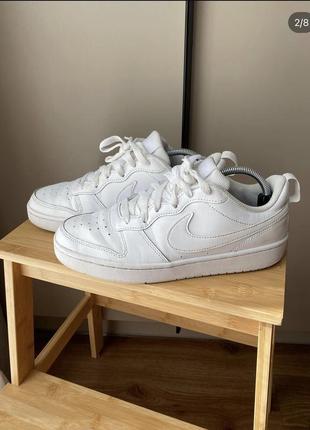 nike Black court borough low 2 кеды, кроссовки