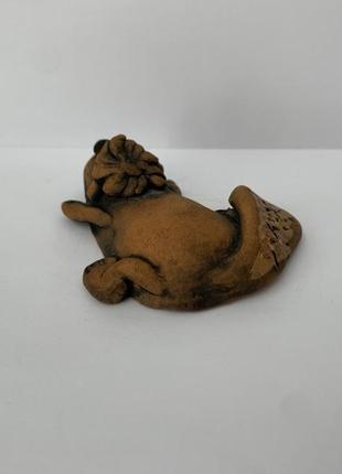 Скульптура керамічна, статуетка з кераміки, фігурка з кераміки "собака"5 фото