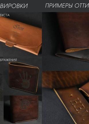 Поясна сумка класіка xl, натуральна вінтажна шкіра, колір коричневий8 фото