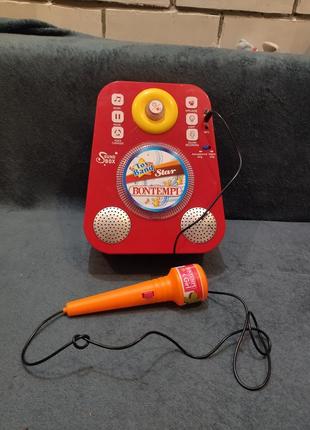 Іграшкова колонка з мікрофоном