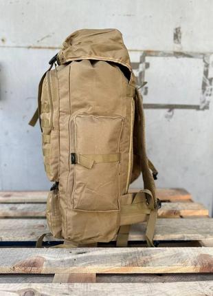 Армійський баул великий рюкзак койот. туристичний рюкзак.9 фото