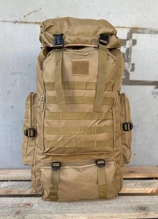 Армійський баул великий рюкзак койот. туристичний рюкзак.6 фото