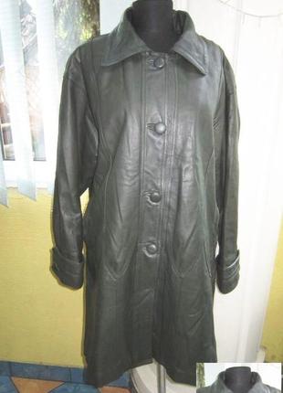 Большая женская кожаная куртка. германия. лот 6387 фото