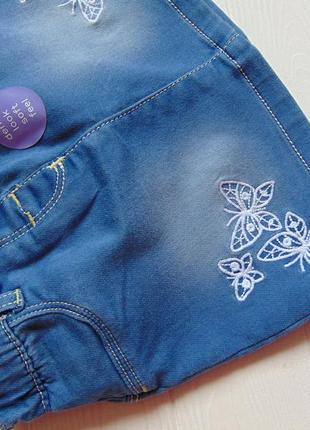 Nutmeg. размеры 9-12 и 12-18 месяцев. новая стрейчевая джинсовая юбка для девочки10 фото