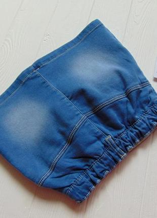 Nutmeg. размеры 9-12 и 12-18 месяцев. новая стрейчевая джинсовая юбка для девочки9 фото