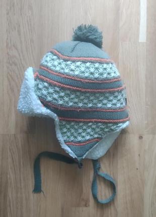 Зимова шапулька для хлопчика 2-4рочки, виробництво туреччина2 фото