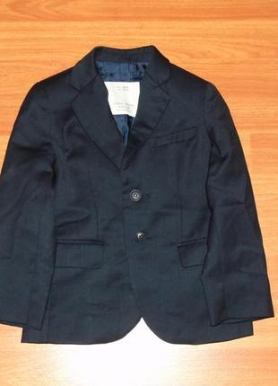 Стильний чорний піджак zara,зара,3-4 рік, 104