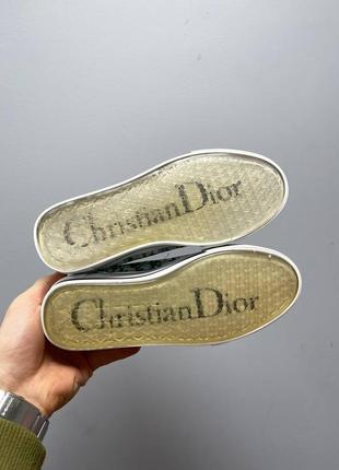 Чудові жіночі високі кеди converse chuck taylor all star x christian dior green зелені з білим9 фото