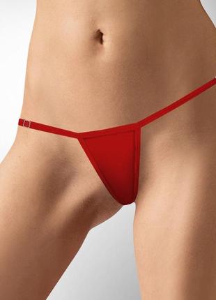 Сексуальные трусики с цепочкой bad bitch красные, размер xs-m1 фото