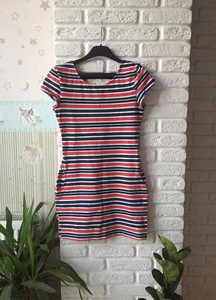 Платье в полосочку goldi