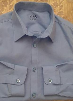 Рубашка marks &spenser 7-8 лет. 2