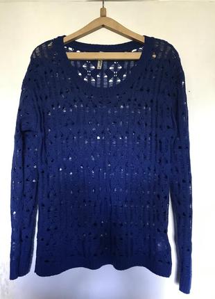 Синий свитер / пуловер1 фото