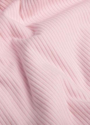 Ткань трикотаж вискоза полосочка 1392 нежно розовая 300 гр/м22 фото