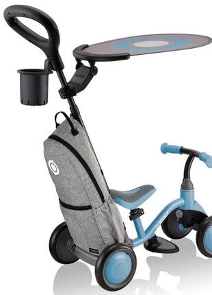 Триколісний велосипед-трансформер globber learning bike 3 в 1 deluxe ash blue2 фото