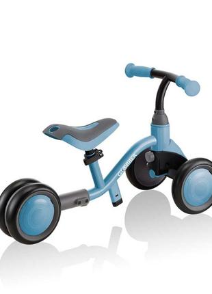 Триколісний велосипед-трансформер globber learning bike 3 в 1 deluxe ash blue7 фото