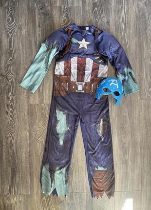 Карнавальный костюм капитана американцы marvel 9 10 лет4 фото