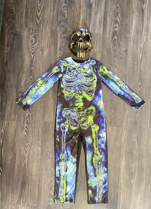 Карнавальный костюм скелет 7 8 лет на хеловин