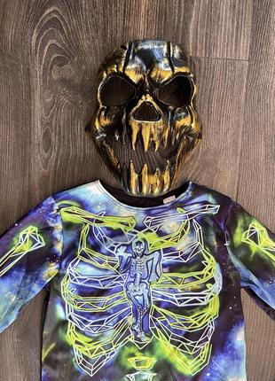 Карнавальный костюм скелет 7 8 лет на хеловин2 фото