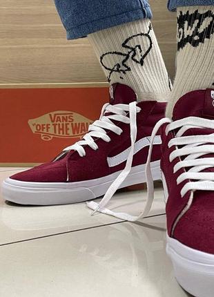 Мужские кеды ванс натуральная замша vans old school5 фото