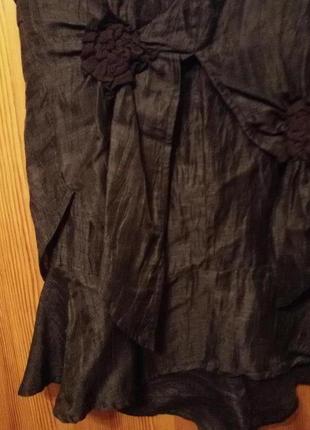 Стильная льняная макси-юбка lauren vidal3 фото