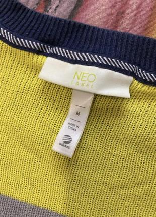Джемпер adidas neo яркого цвета4 фото
