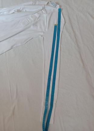 Хлопковая удлиненная туника платье футболка с длинным рукавом5 фото