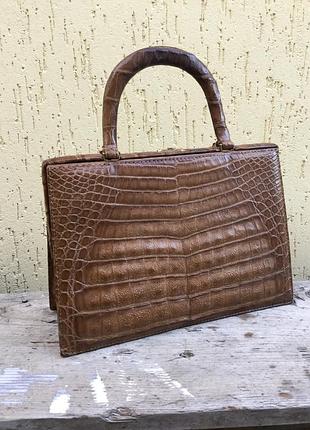 Вінтаж,сумка шкіра крокодила,modell royal