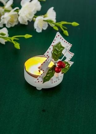 Новый фирменный новогодний подсвечник подсвечник joy english home нг3 фото