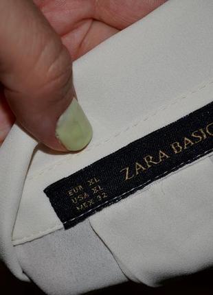 Xl фирменная шикарная женская рубашка блуза блузка зара zara7 фото