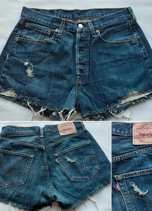 Джинсовые шорты levis