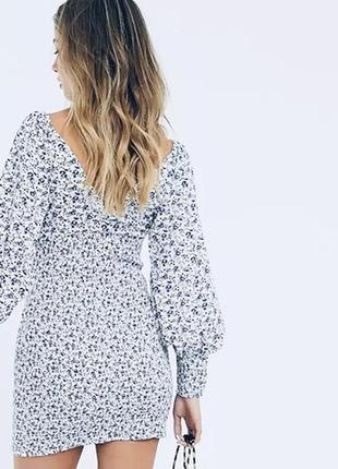 Платье резинка asos натуральная вискоза4 фото