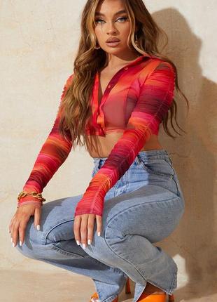 Блуза сорочка сітка