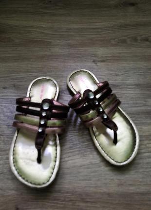 Детские шлепки stride rite, стелька 18 см