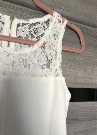 Ніжне вафельне плаття з мереживом сукня з мереживними вставками2 фото