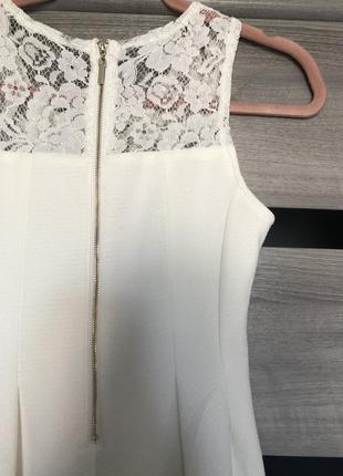 Ніжне вафельне плаття з мереживом сукня з мереживними вставками4 фото