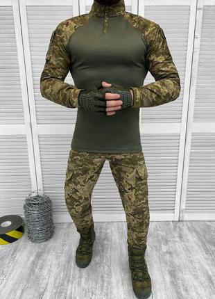 🔴 летний тактический военный мужской костюм хаки пиксель хаки Пиксель тактический весна летно лето