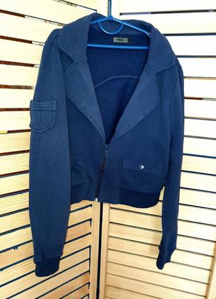 Тепла трикотажна кофта з начосом only