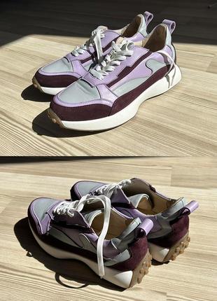 Шкіряні жіночі кросівки kudini5 фото