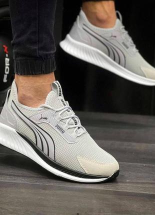 Мужские кроссовки puma light silver