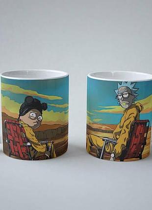 ● детская чашка - рик и морти / rick and morty ●