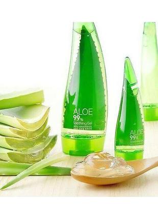 Универсальный гель holika holika aloe 99% soothing gel, корея.