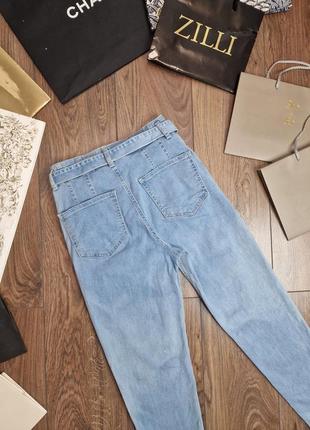 Новые трендовые  джинси с дымчатым переходом  ,високая посадка + джинсовый пояс6 фото