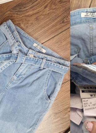 Новые трендовые  джинси с дымчатым переходом  ,високая посадка + джинсовый пояс10 фото