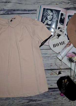 12/l фирменная классическая женская кофточка блузка блуза пудра dorothy perkins1 фото